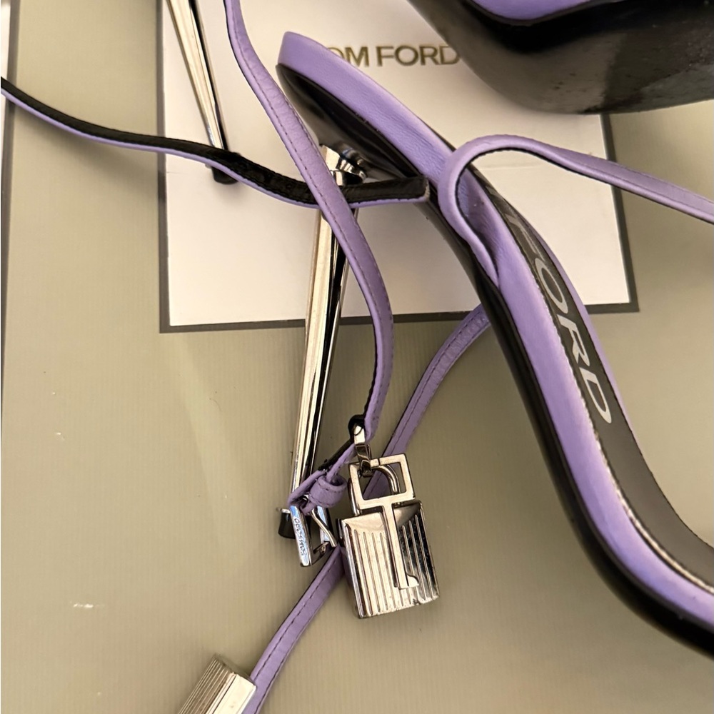 Tom Ford Lavender and Black Stilettos